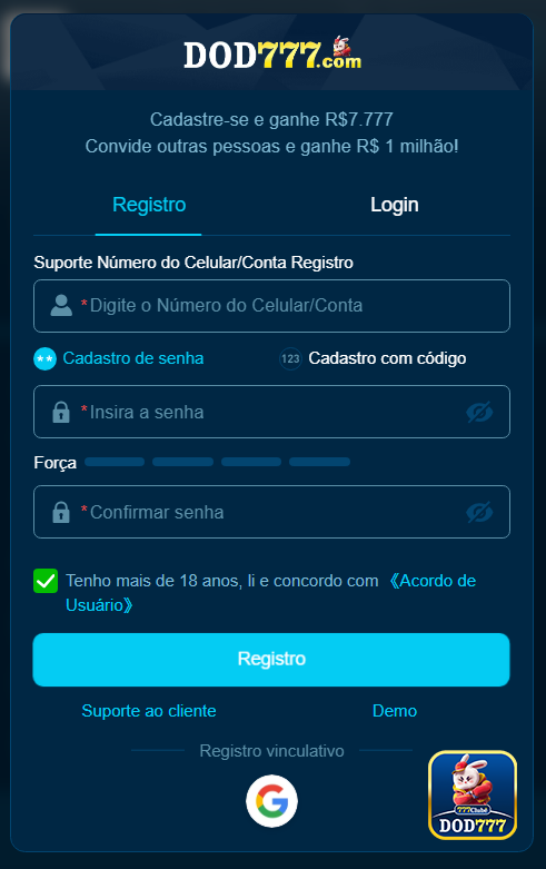 Recompensas VIP dod777.com